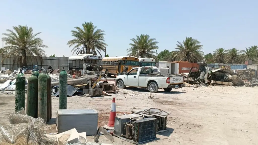 scrap yard in Saudi Arabia